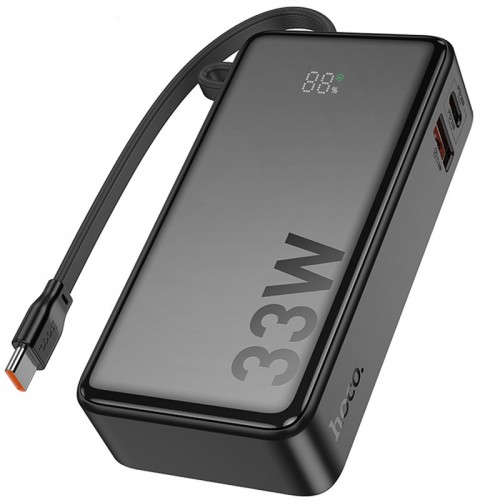 Power Bank Hoco Q27A Jewel Cable Type-C 33W 10000 mAh Black