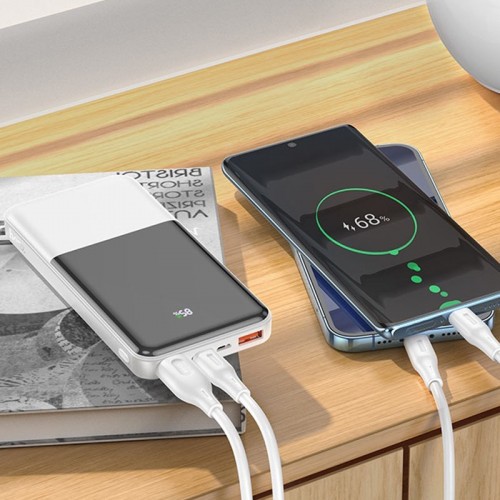 Power Bank Hoco J108 Universe 22.5W 10000 mAh White