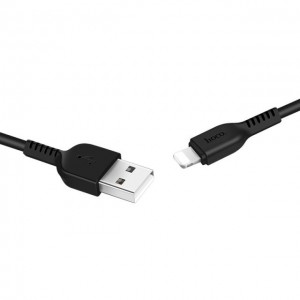 Дата кабель Hoco X13 USB to Lightning (1m) Black
