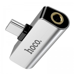 Переходник Hoco LS26 Type-C to 3,5 AUX Silver