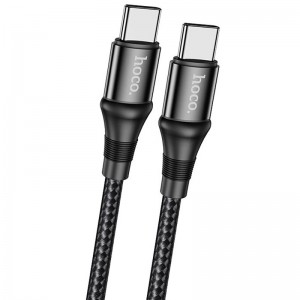 Дата кабель Hoco X50 Excellent Type-C to Type-C (1m) Black