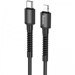 Дата кабель Hoco X71 Especial PD Type-C to Lightning (1m) Black
