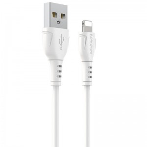 Дата кабель Borofone BX51 Triumph USB to Lightning (1m) White