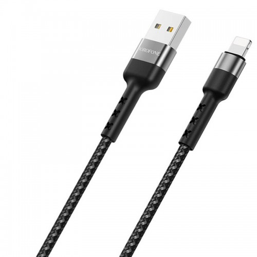 Дата кабель Borofone BX34 Advantage USB to Lightning (1m) Black