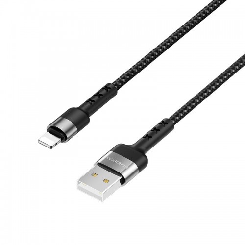 Дата кабель Borofone BX34 Advantage USB to Lightning (1m) Black