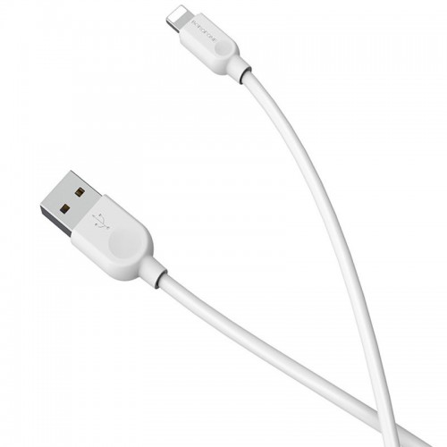 Дата кабель Borofone BX14 USB to Lightning (2m) White