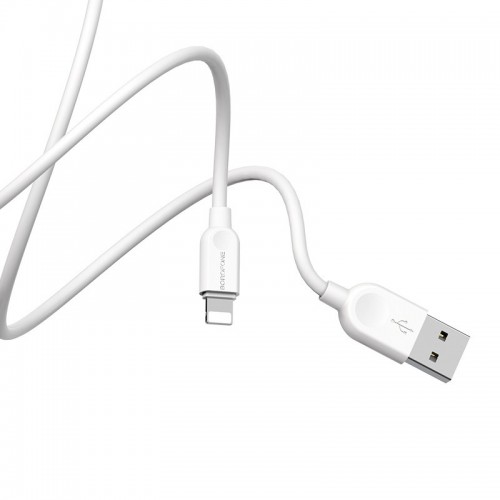 Дата кабель Borofone BX14 USB to Lightning (2m) White