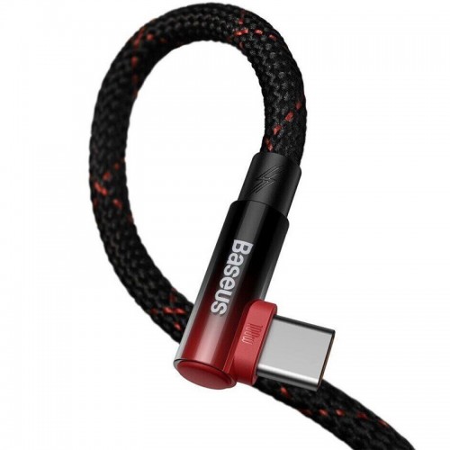 Дата кабель Baseus MVP 2 Elbow-shaped Type-C to Type-C 100W (1m) (CAVP000620) Black