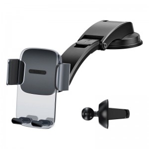 Автодержатель Baseus Easy Control Clamp Car Mount Holder (A Set) (SUYK000001) Black