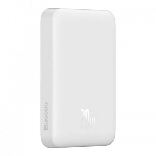 Power Bank Baseus Magnetic Mini 20W c БЗУ 10000 mAh (PPCX070001) White