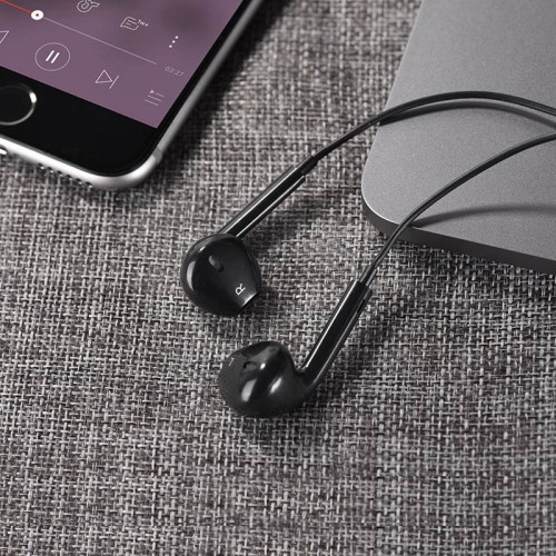 Стерео Наушники Hoco M55 (3.5mm/1.2m) Black
