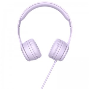 Накладные наушники Hoco W21 (3.5mm/1.2m) Violet