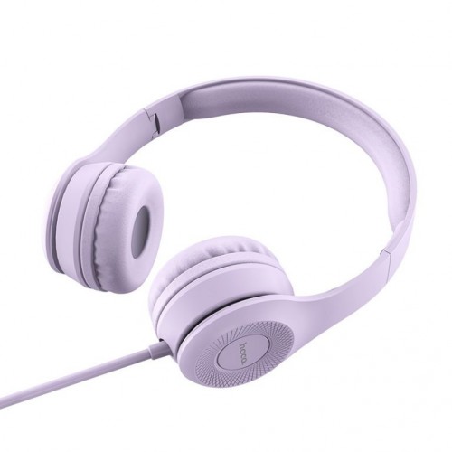 Накладні навушники Hoco W21 (3.5mm/1.2m) Violet