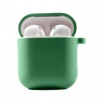 Силиконовый футляр с микрофиброй для наушников Airpods 1/2 Spearmint