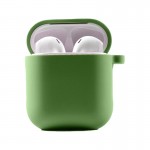 Силіконовий футляр з мікрофіброю для навушників Airpods 1/2 Mint