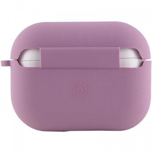 Силіконовий футляр з мікрофіброю для навушників Airpods Pro Lilac Pride