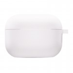 Силіконовий футляр з мікрофіброю для навушників Airpods Pro White