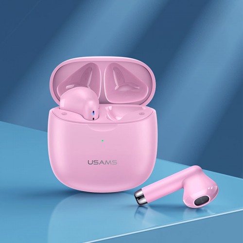 Бездротові TWS навушники Usams-IA04 BT 5.0 Pink