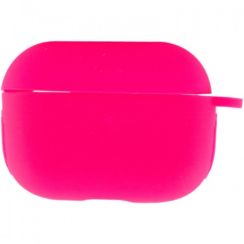 Силіконовий футляр New з карабіном для навушників Airpods Pro Barbie pink