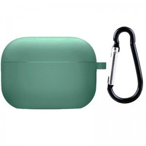 Силиконовый футляр с микрофиброй для наушников Airpods 3 Pine Needle