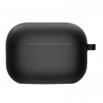 Силіконовий футляр з мікрофіброю для навушників Airpods 3 Black