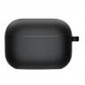 Силиконовый футляр с микрофиброй для наушников Airpods 3 Black