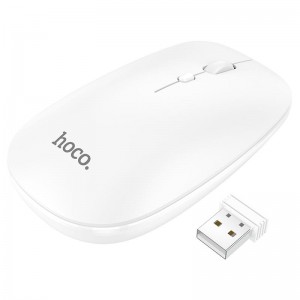 Мышь Hoco GM15 Art (2.4G / BT Wireless dual channel) White