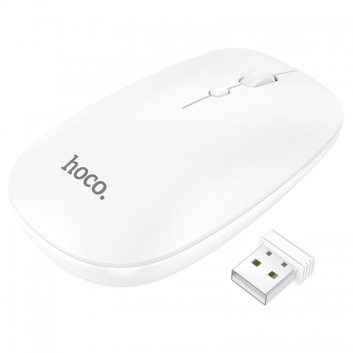 Мышь Hoco GM15 Art (2.4G / BT Wireless dual channel) White
