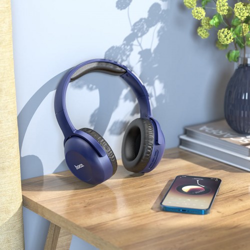 Накладні бездротові навушники Hoco W33 Art sount Blue