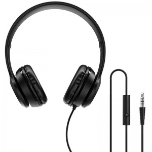 Накладные наушники BOROFONE BO5 (3.5mm/1.2m) Black