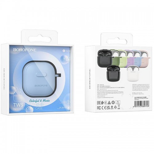 Беспроводные TWS наушники BOROFONE BW29 Blue