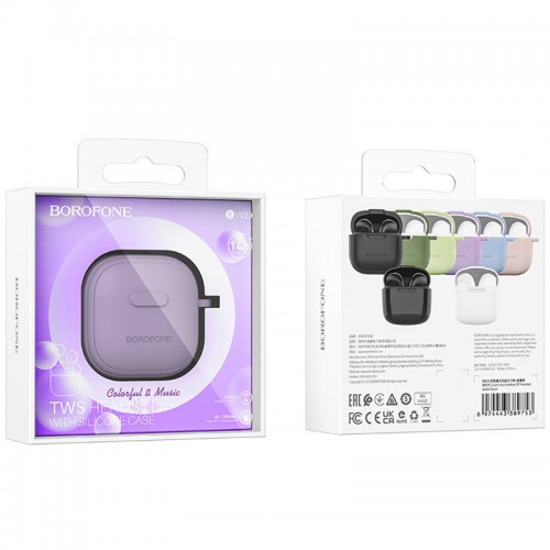 Беспроводные TWS наушники BOROFONE BW29 Purple
