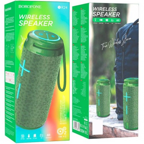 Bluetooth Колонка Borofone BR24 Green