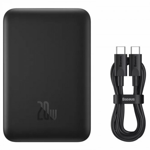 Power Bank Baseus Magnetic Mini 20W c БЗУ 10000 mAh (PPCX070001) Black