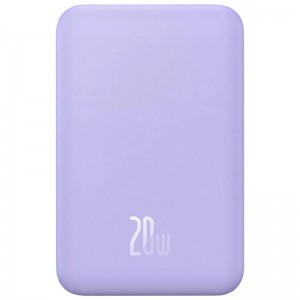 Power Bank Baseus Magnetic Mini OS 20W c БЗУ 10000 mAh (PPCX110105) Purple