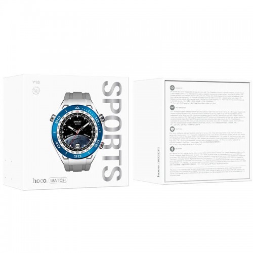 Смарт-часы Hoco Smart Watch Y16 Silver