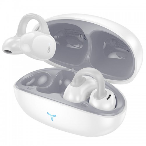 Беспроводные TWS наушники Hoco EW57 Auspicious clip-on White