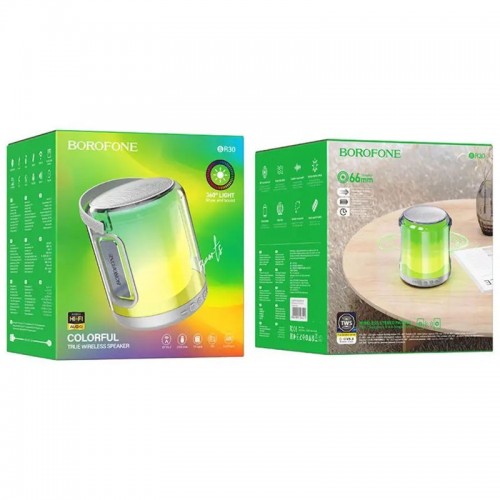 Bluetooth Колонка Borofone BR30 Auspicious colorful sports Grey