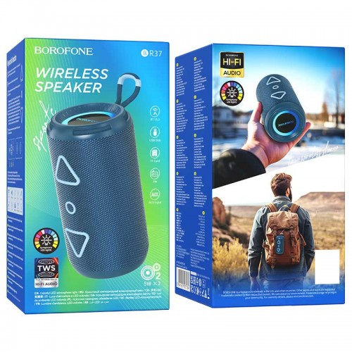 Bluetooth Колонка Borofone BR37 Noble sports Blue