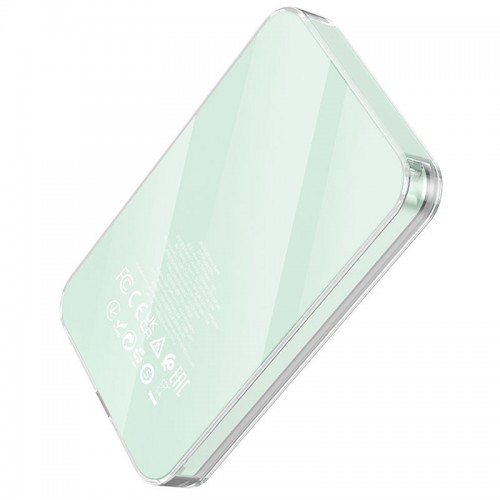 Power Bank Hoco Q14 Ice Crystal PD20W с БЗУ 5000 mAh Blue