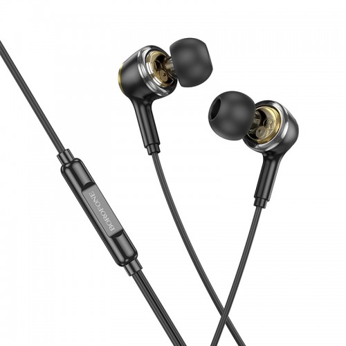 Навушники Borofone BM90 Miller universal (3.5mm/1.2m) Black