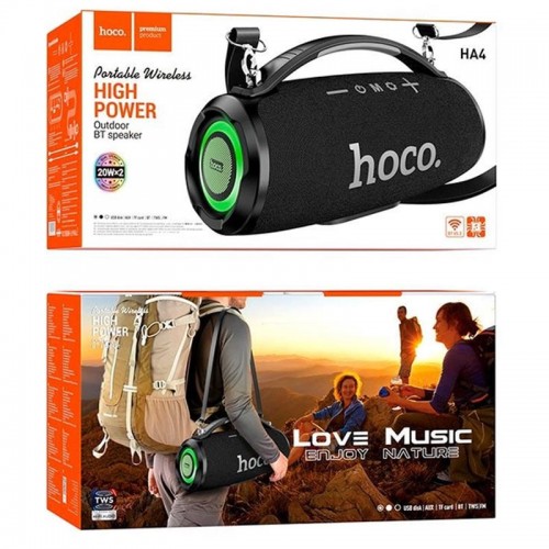 Bluetooth колонка Hoco HA4 Surge outdoor Black