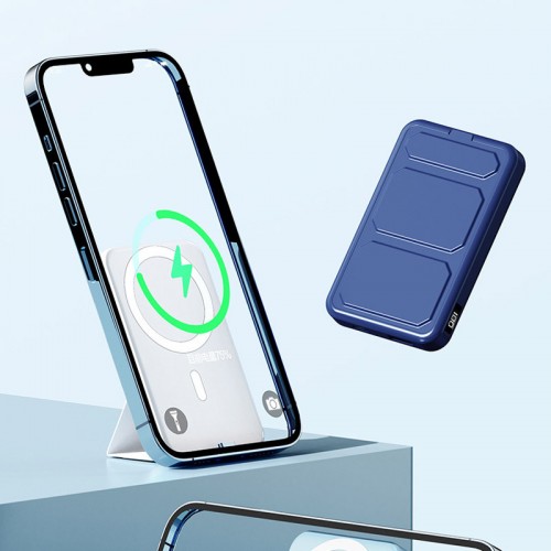 Power Bank JJT-A27-1 PD20W+QC 22.5W с БЗУ 5000 mAh Deep Blue