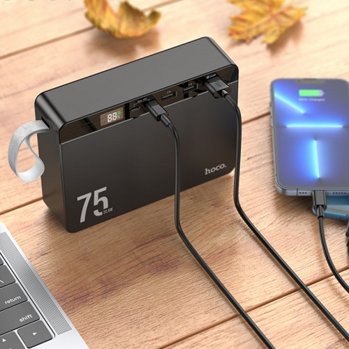 Power Bank Hoco J94 Overlord 22.5W 75000 mAh Black