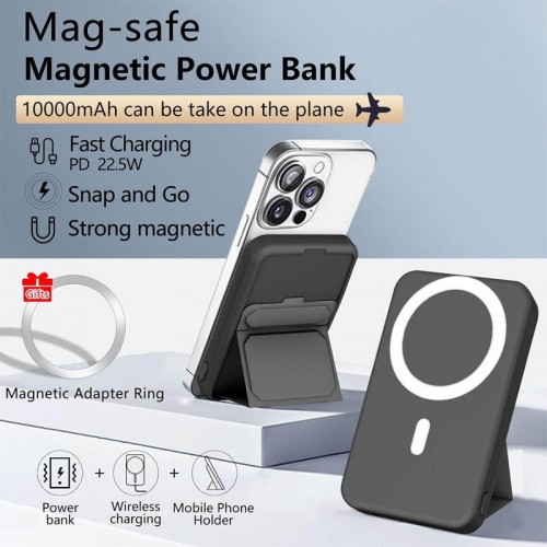 Power Bank JJT-A27-1 PD20W+QC 22.5W с БЗУ 10000 mAh Black
