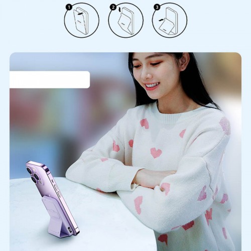 Power Bank JJT-A27-1 PD20W+QC 22.5W с БЗУ 10000 mAh Purple
