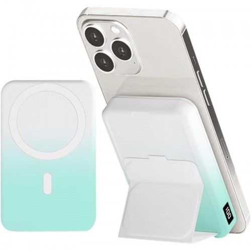 Power Bank JJT-A27-1 Gradient PD20W+QC 22.5W с БЗУ 10000 mAh White / Green