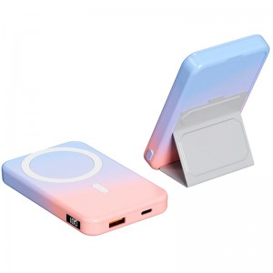 Power Bank JJT-A27-1 Gradient PD20W+QC 22.5W с БЗУ 10000 mAh Blue / Pink
