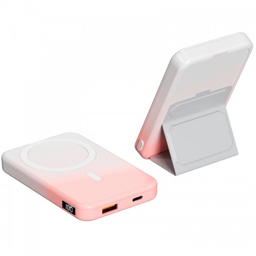 Power Bank JJT-A27-1 Gradient PD20W+QC 22.5W с БЗУ 10000 mAh White / Pink