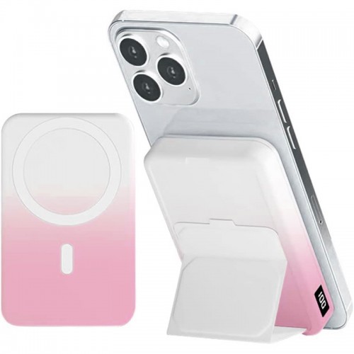 Power Bank JJT-A27-1 Gradient PD20W+QC 22.5W с БЗУ 10000 mAh White / Pink